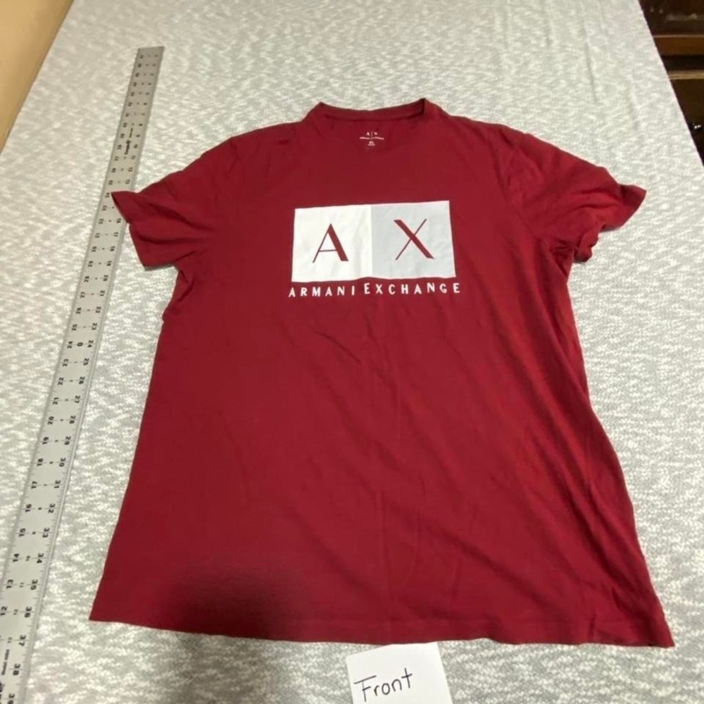 Armani Exchange red t-shirt Size Men XL. SKU764#menswear